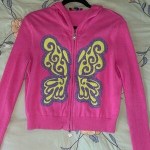 Delia’s butterfly sweater